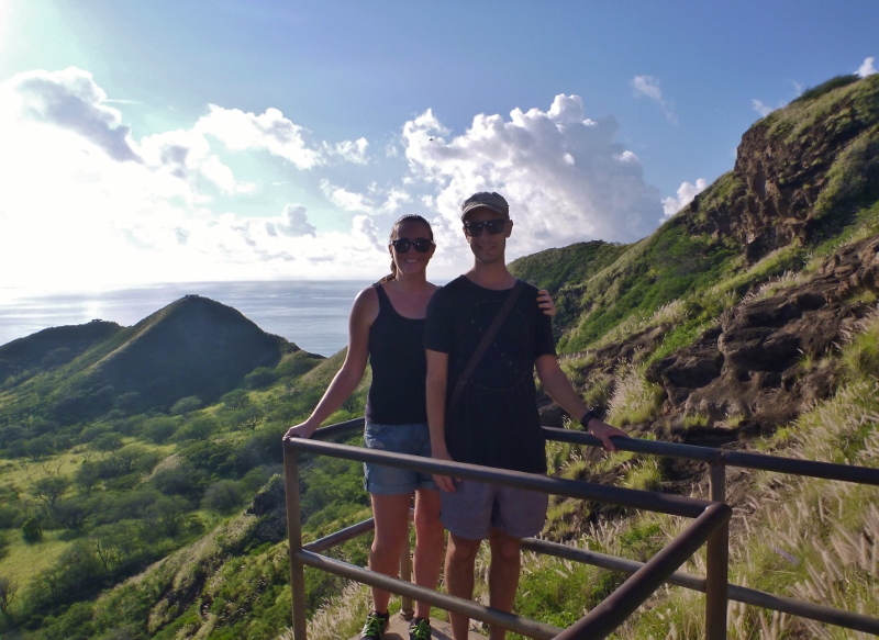 view from le'ahi crater