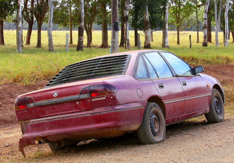 1 holden commodore wreck VR 1995 near hope vale north of cooktown
