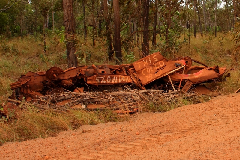 12 ford falcon ute outback wreck portland road chili beach