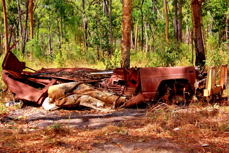 9 nissan patrol MQ 1987 wreck portland road near lockhart river