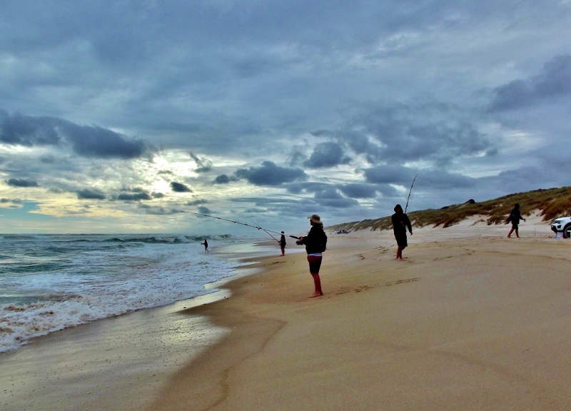 easter fishing at yeagarup beach