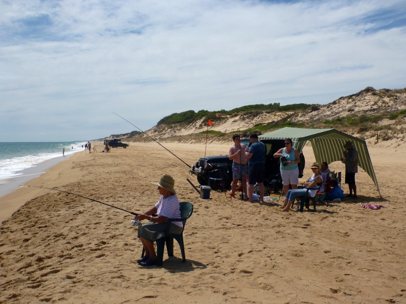fishing at myalup beach