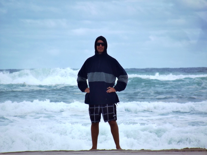 posing for the camera at yeagarup