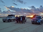 yeagarup sand dunes sunset
