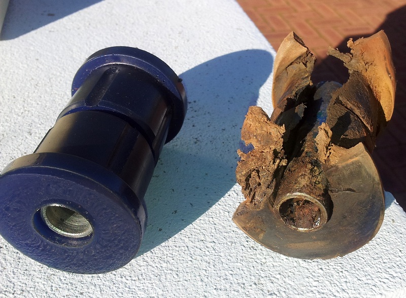 hilux suspension bushes new vs old