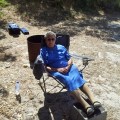 nonna catching some rays