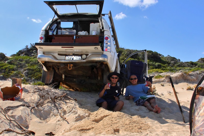 resting in the shade