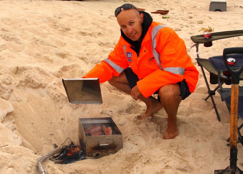 smoking australian salmon