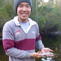 hong with little trout
