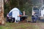 camping at big brook aboretum