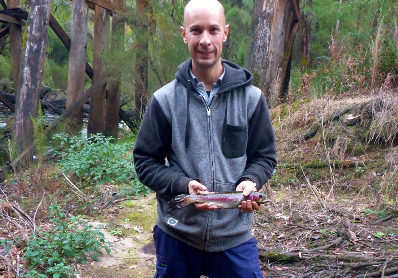 joe with bigger trout