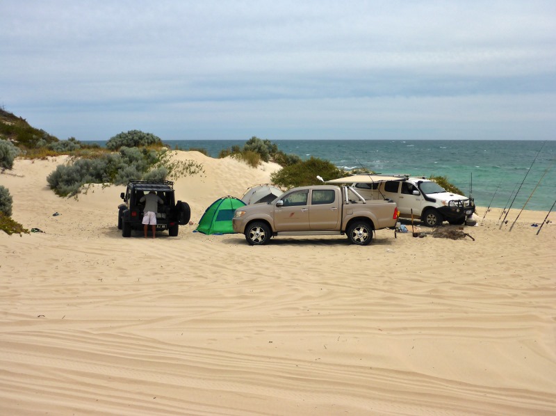 campsite wilbinga beach