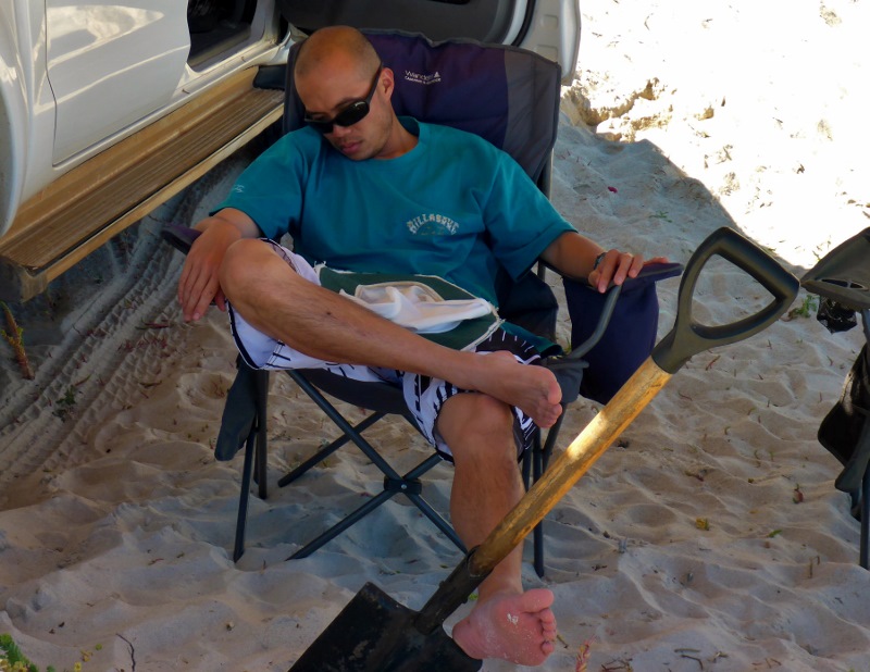 salmon fishing is tiring