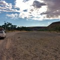 Driving on Finke River