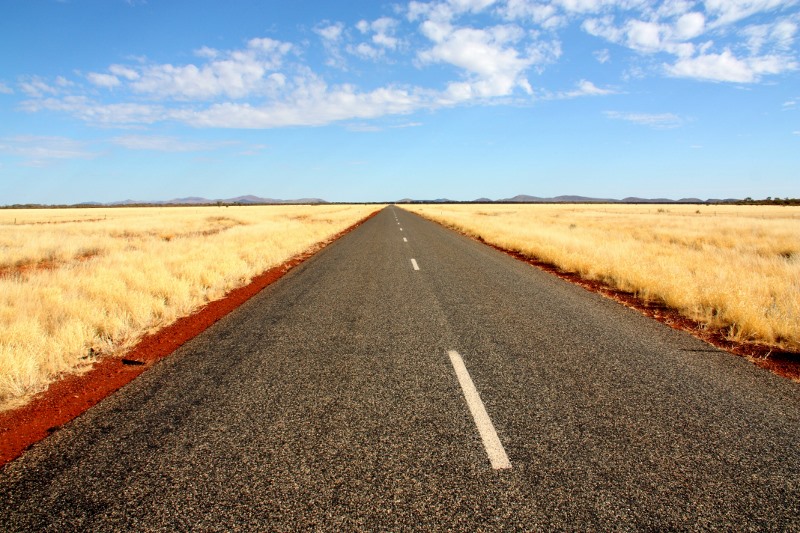 tanami road bitumen section