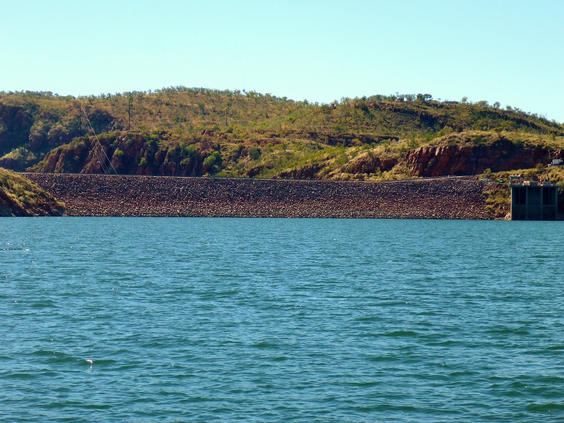 lake argyle dam wall
