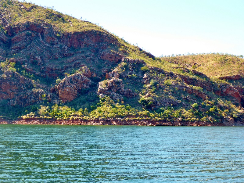 lake argyle rock formations