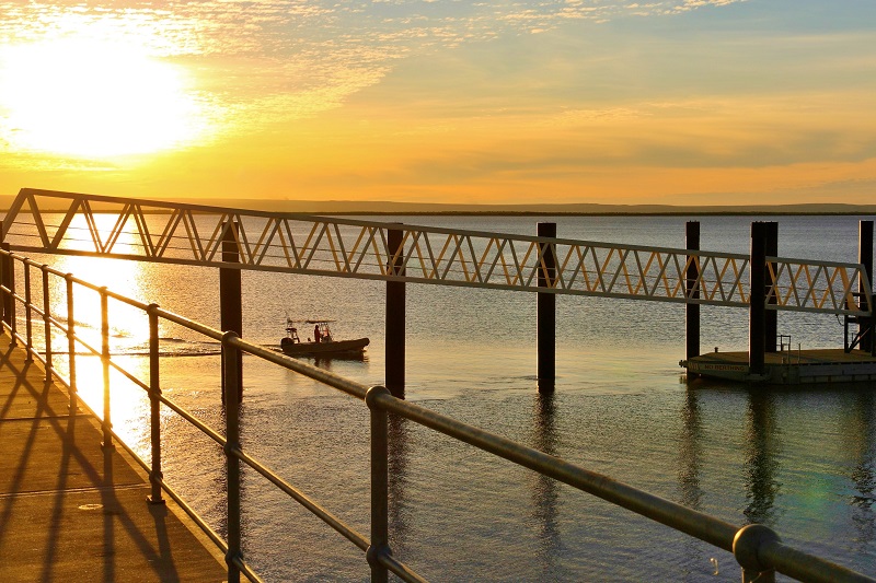 wyndham jetty sunset