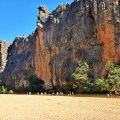windjana gorge rock face