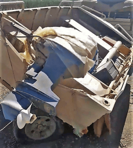boat broken axle