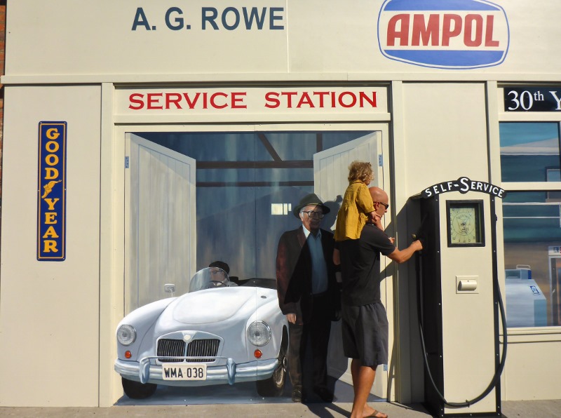 sheffield mural old gas station
