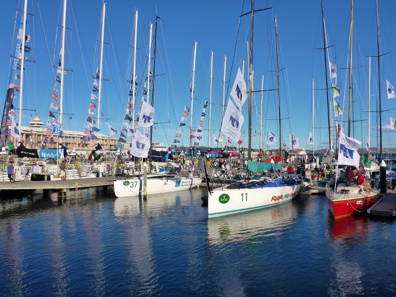 sydney to hobart yachts resting