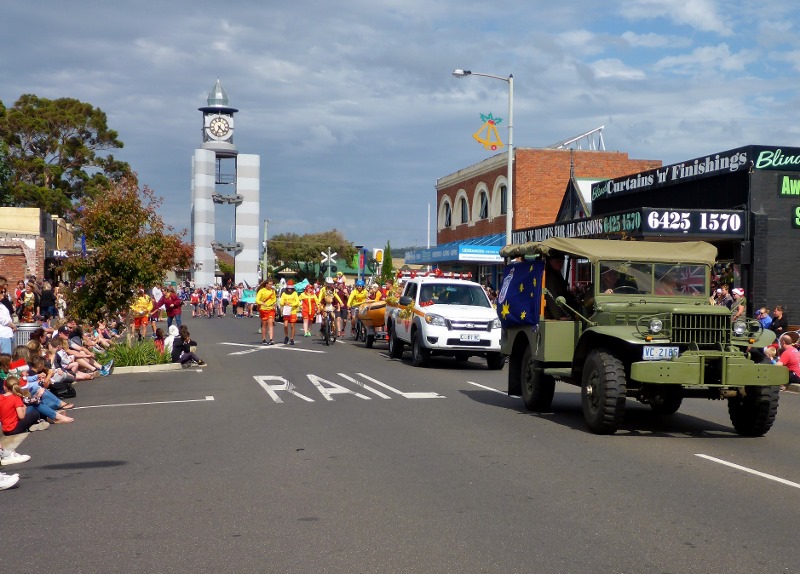ulverstone christmas parade clock tower