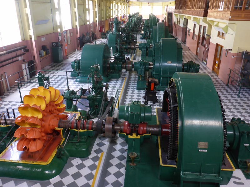 waddamana power station water turbines and generators