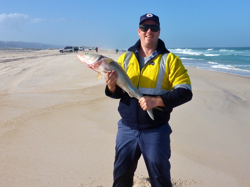 davo landed salmon yeagarup beach