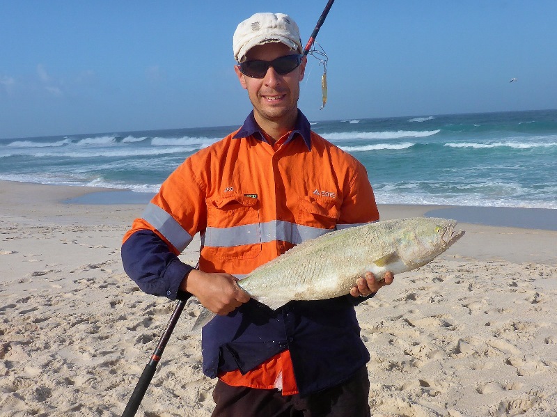 salmon caught yeagarup beach