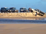 warren river mouth vehicles parked